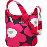 Marimekko Pieni Unikko Clover Red and Black Bag
