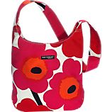 Marimekko Pieni Unikko Clover Red and White Bag