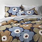 Marimekko Unikko Dusk Twin Duvet Cover.