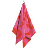 Marimekko Unikko Pink and Red Hand Towel