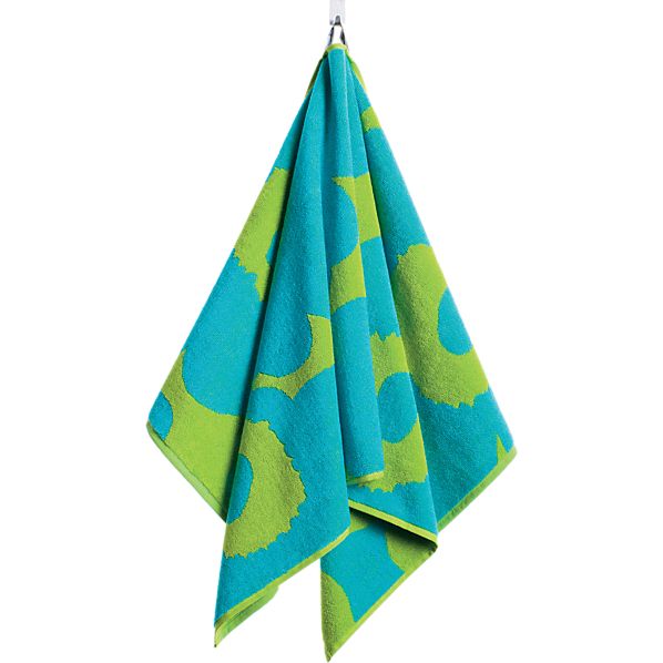 UnikkoHandTowelTurqLimeS11