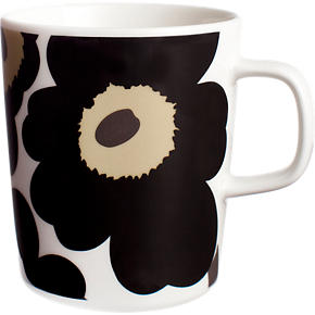 Marimekko Unikko Black Mug