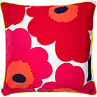 Red and White Pillow.