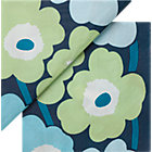 Set of 20 Marimekko Unikko Turquoise Paper Napkins. 4.75" sq.