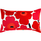 Marimekko Unikko King Pillow Sham. Red.