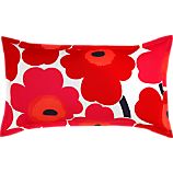 Marimekko Unikko Red King Pillow Sham