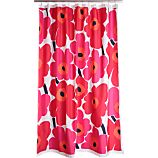 Marimekko Unikko Red Shower Curtain