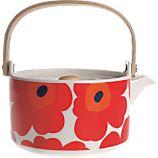 Marimekko Unikko Red Teapot