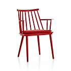 Union Red Dining Arm Chair with Cushion