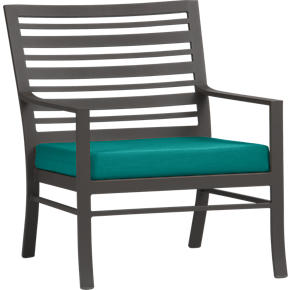 Valencia Lounge Chair with Sunbrella® Harbor Blue Cushion