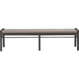 Valencia Small Dining Bench with Sunbrella® Stone Cushion