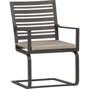 Valencia Spring Dining Chair with Sunbrella® Stone Cushion