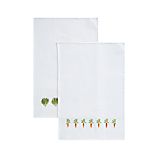 Set of 2 Vegetable Patch Dishtowels