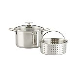 Essentials Stainless Steel Vegetable Steamer