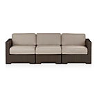 Ventura 3-Piece Sectional with Sunbrella® Cushions (Left Arm Chair, Armless Chair, Right Arm Chair)