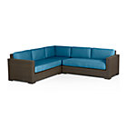 Ventura 3-Piece Loveseat Sectional with Sunbrella® Cushions (Left Arm Loveseat, Corner, Right Arm Loveseat)