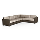 Ventura 4-Piece Sectional with Sunbrella® Cushions (Left Arm Loveseat, Armless Chair, Corner, Right Arm Loveseat)
