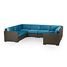 Ventura 6-Piece Sectional with Sunbrella® Cushions (Left Arm Loveseat, 2 Corners, 2 Armless Chairs, Right Arm Loveseat)