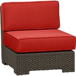 Ventura Modular Armless Chair with Sunbrella® Caliente Cushions