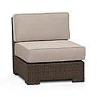 Ventura Modular Armless Chair with Cushions (includes one seat and one back cushion)