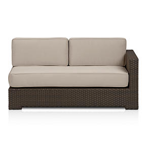 Ventura Modular Right Arm Loveseat with Sunbrella® Stone Cushions