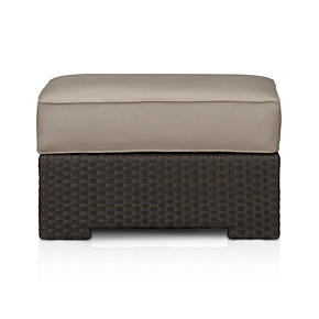 Ventura Ottoman with Sunbrella® Stone Cushion