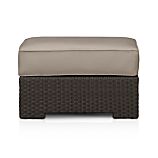 Ventura Ottoman with Sunbrella® Stone Cushion