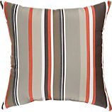 Sunbrella® Valencia Stripe 20" Sq. Outdoor Pillow