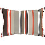 Sunbrella® Valencia Stripe 20"x13" Outdoor Pillow