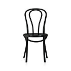 Vienna Black Side Chair. 18"H seat;