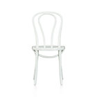 Vienna White Side Chair. 18"H seat;