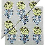 Set of 20 Marimekko Vihkiruusu Green and Blue Paper 6.5" Napkins
