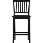 Black Counter Stool. 24"H seat;