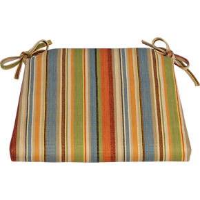Village Stripe Chair Cushion