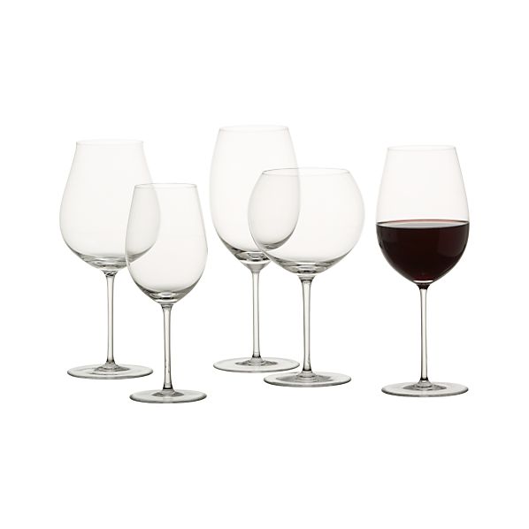 Vineyard Red Wine Glasses Crate and Barrel