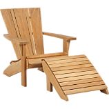 Vista Adirondack Chair with Ottoman
