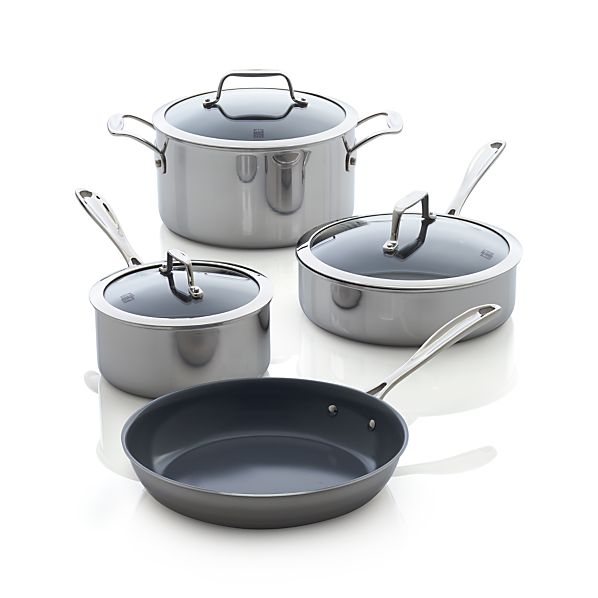 ZWILLING ® J.A. Henckels VistaClad Ceramic Nonstick 7Piece Cookware