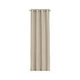 Wallace Flax 52x63 Grommet Curtain Panel