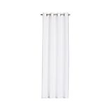 Wallace White 52x84 Grommet Curtain Panel