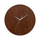 Walnut 13" Wall Clock