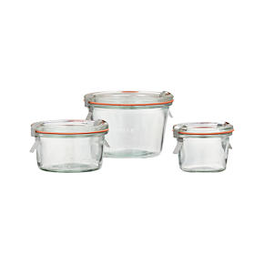 Weck Low Canning Jars
