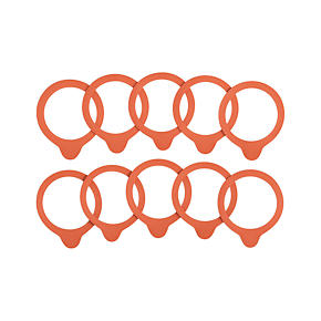 Weck Small Rubber Replacement Seals Sets of Ten