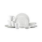 White Pearl 16-Piece Set: four 4-piece place settings.