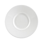 White Pearl Saucer. 5.75" dia.