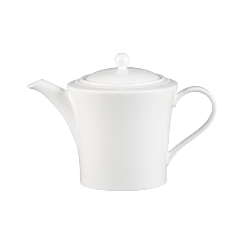 White Pearl Teapot Crate and Barrel