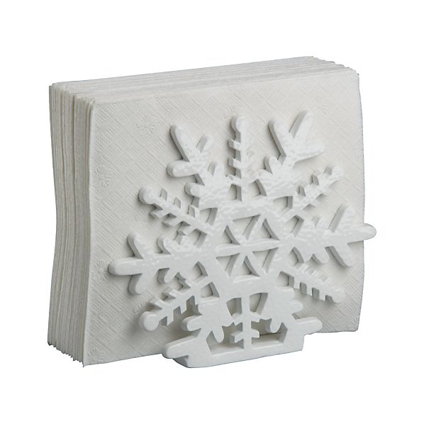 WhiteSnowflkNapkinHldrAVF10
