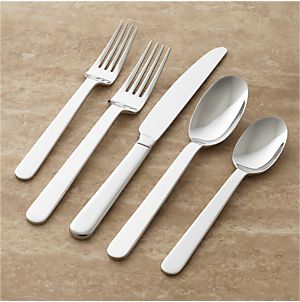 Flatware Patterns: Stainless Steel: Top Rated | Crate and Barrel