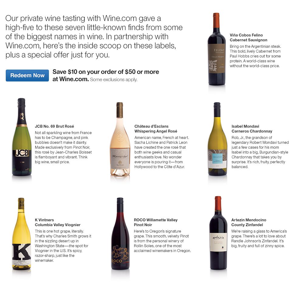 Boutique Wines at Wine.com