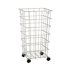 Wire Hamper with Wheels