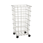Wire Hamper with Wheels.